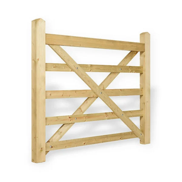 4ft Wide 5 Bar Field Gate (1220mm x 1090mm)