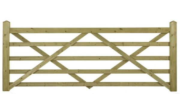 9ft Wide 5 Bar Field Gate (2740 x 1090mm)